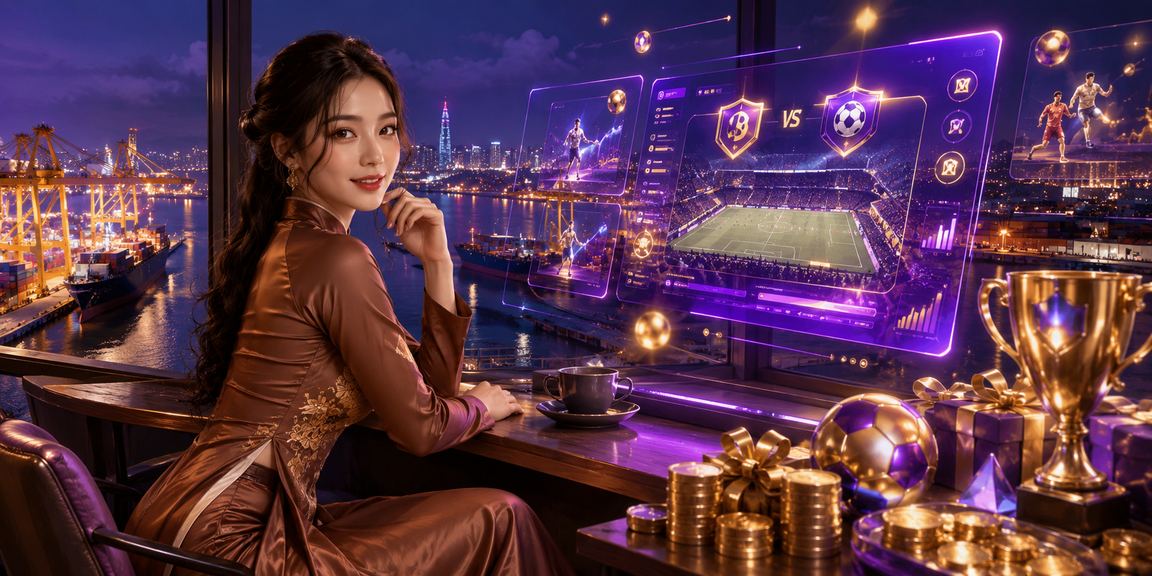 Người dùng Hải Phòng trong trang phục áo dài trải nghiệm casino trực tuyến